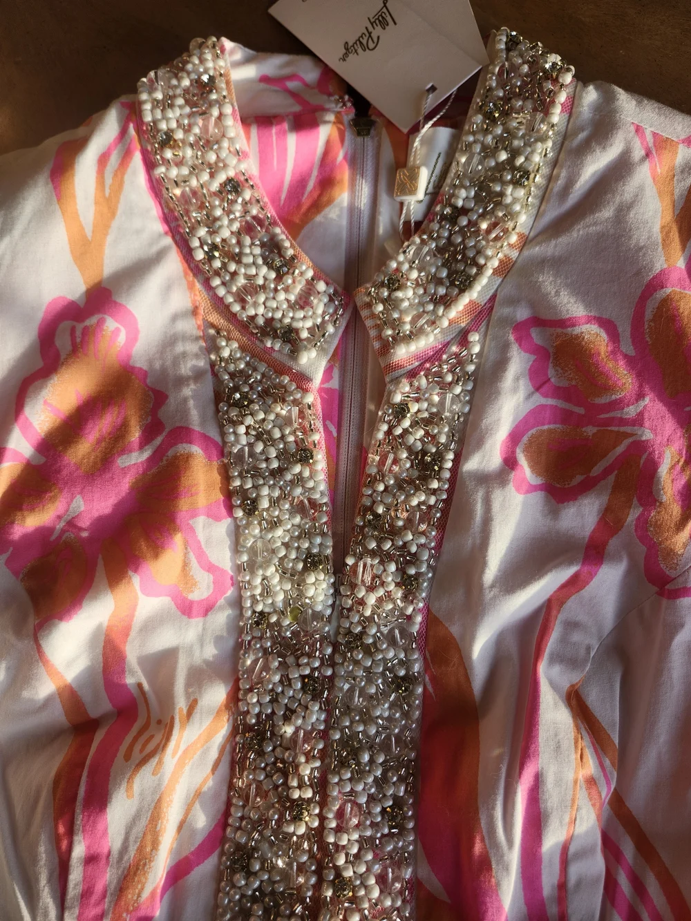 Lilly Pulitzer Resort White Oversized Lovely Long Velora Maxi Dress ROMPER S - Picture 7 of 7
